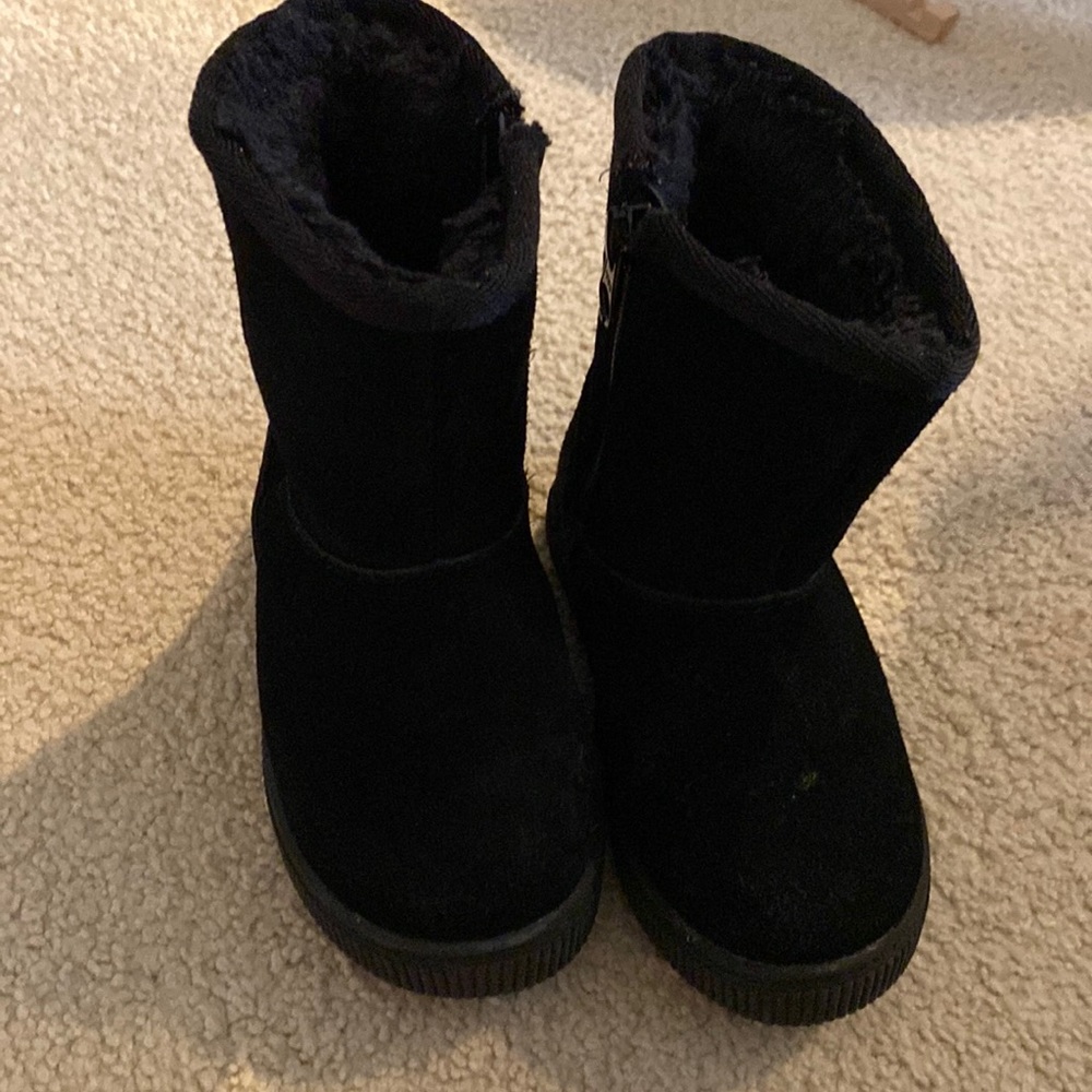 Target, Toddler Girl Black Boots, size 7